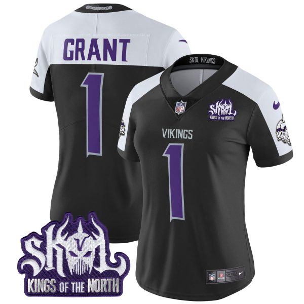 Women's Minnesota Vikings 2024 Winter Warrior Skol Patch Vapor Limited Jersey - All Stitched - Image 24