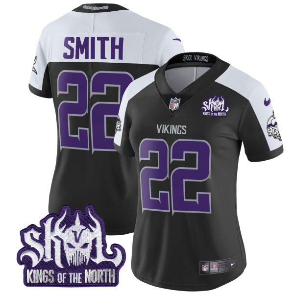 Women's Minnesota Vikings 2024 Winter Warrior Skol Patch Vapor Limited Jersey - All Stitched - Image 25