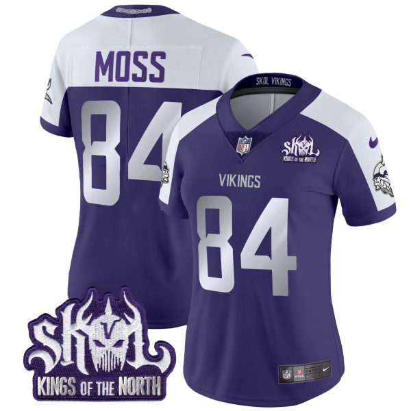 Women's Minnesota Vikings 2024 Winter Warrior Skol Patch Vapor Limited Jersey - All Stitched - Image 36