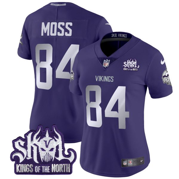 Women's Minnesota Vikings 2024 Winter Warrior Skol Patch Vapor Limited Jersey - All Stitched - Image 45
