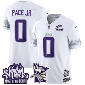 Ivan Pace Jr. Minnesota Vikings White Jersey - All Stitched