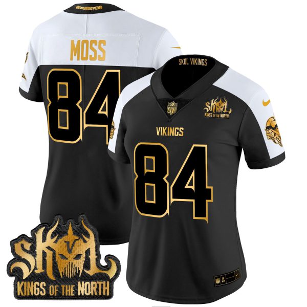 Women's Minnesota Vikings 2024 Winter Warrior Skol Patch Gold Vapor Limited Jersey - All Stitched - Image 9