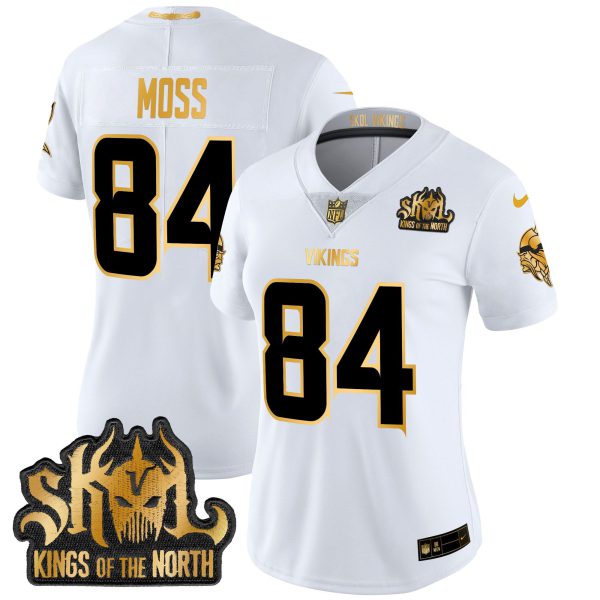 Women's Minnesota Vikings 2024 Winter Warrior Skol Patch Gold Vapor Limited Jersey - All Stitched - Image 18