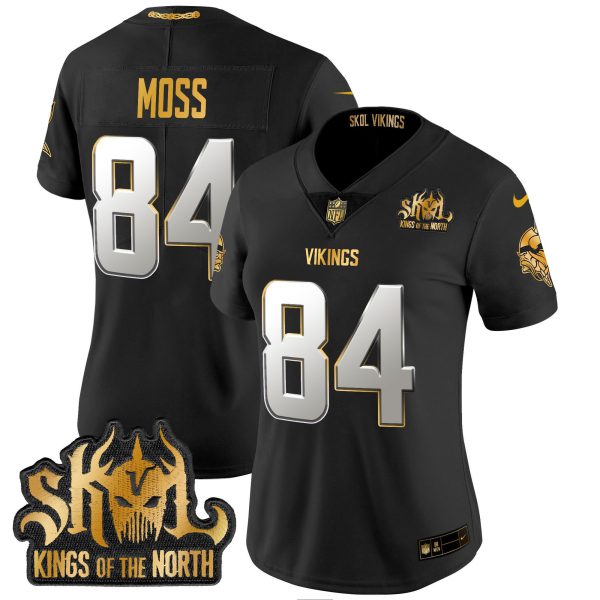 Women's Minnesota Vikings 2024 Winter Warrior Skol Patch Gold Vapor Limited Jersey - All Stitched - Image 36