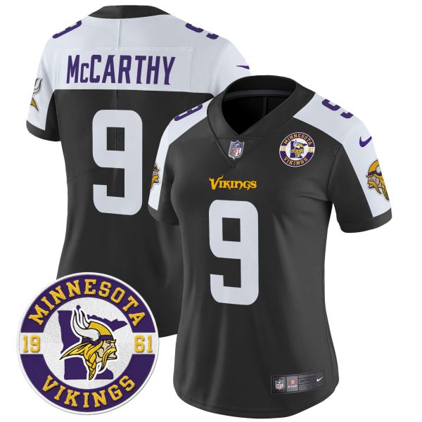 Women's Minnesota Vikings 2024 Vapor Limited Jersey V2 - Est. 1961 Patch - All Stitched - Image 12