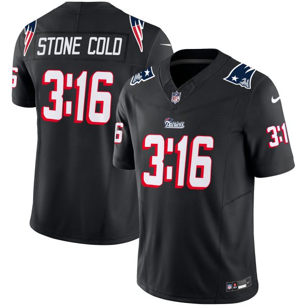 New England Patriots Stone Cold Steve Austin Jersey - All Stitched - Image 5