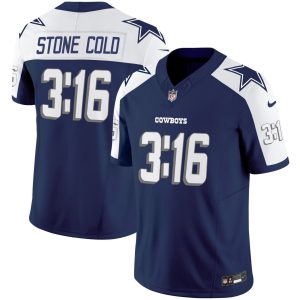 Stone Cold Steve Austin Dallas Cowboys Jersey - All Stitched