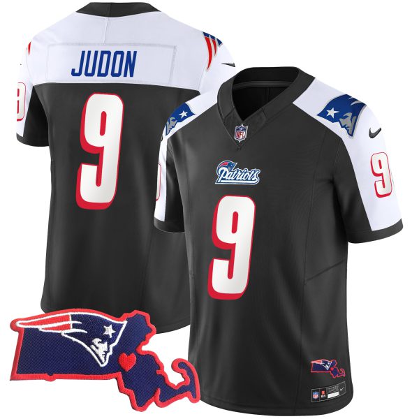 Men's Patriots 1996 Throwback State Patch Vapor Jersey - All Stitched - Image 2