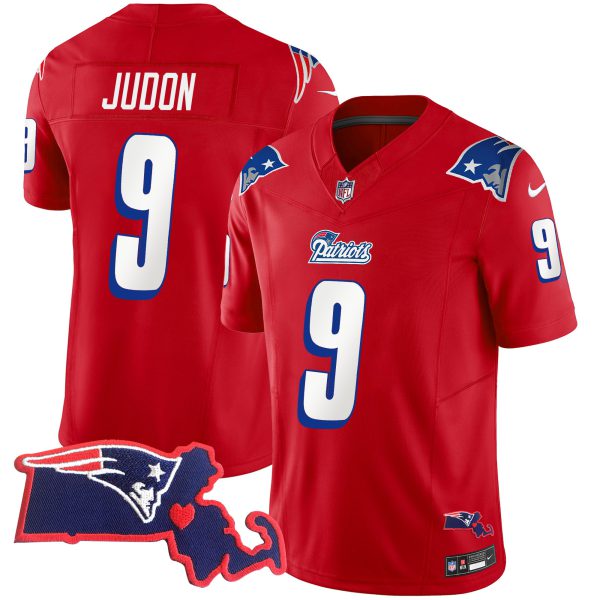 Men's Patriots 1996 Throwback State Patch Vapor Jersey - All Stitched - Image 20