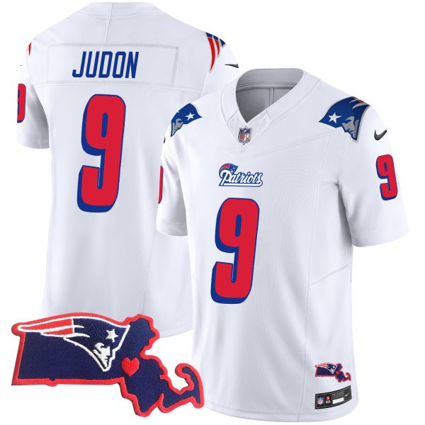 Men's Patriots 1996 Throwback State Patch Vapor Jersey - All Stitched - Image 26