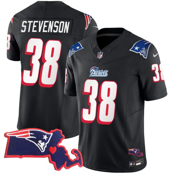 Men's Patriots 1996 Throwback State Patch Vapor Jersey - All Stitched - Image 35