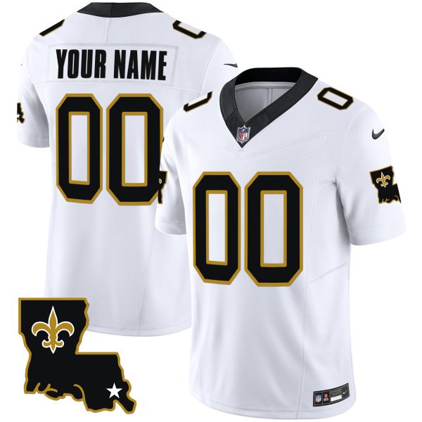 Saints 1987 Legacy Vapor Custom Jersey - All Stitched - Image 2