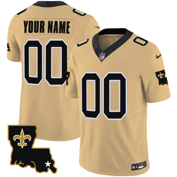 Saints 1987 Legacy Vapor Custom Jersey - All Stitched - Image 4