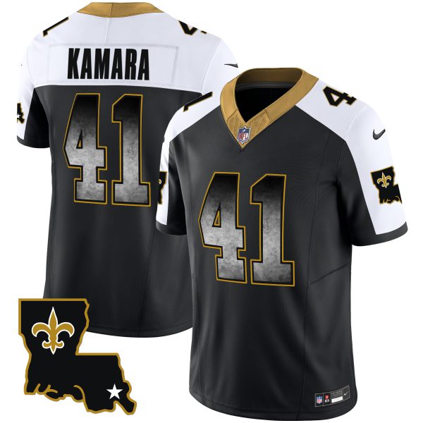 Men's Saints 1987 Legacy Arch Smoke Jersey - All Stitched - Image 2