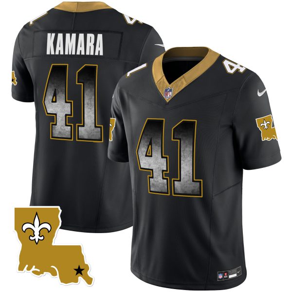 Men's Saints 1987 Legacy Arch Smoke Jersey - All Stitched - Image 20