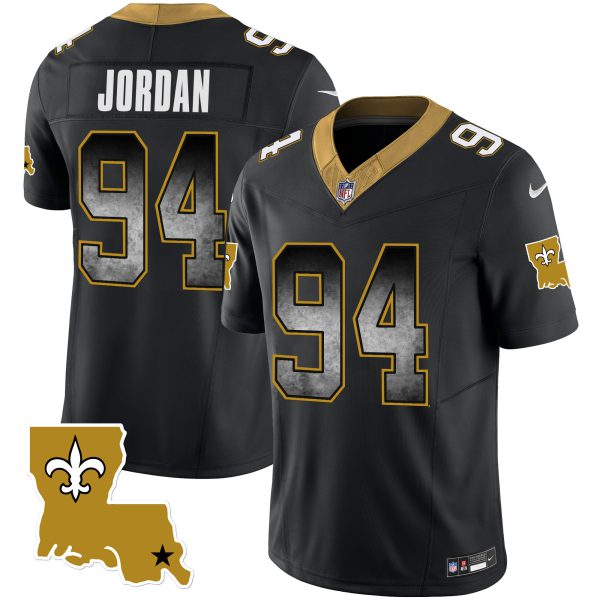 Men's Saints 1987 Legacy Arch Smoke Jersey - All Stitched - Image 21