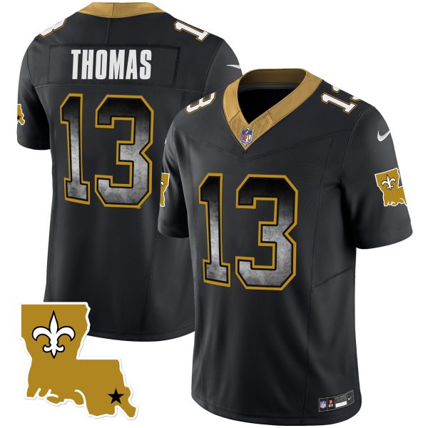 Men's Saints 1987 Legacy Arch Smoke Jersey - All Stitched - Image 25