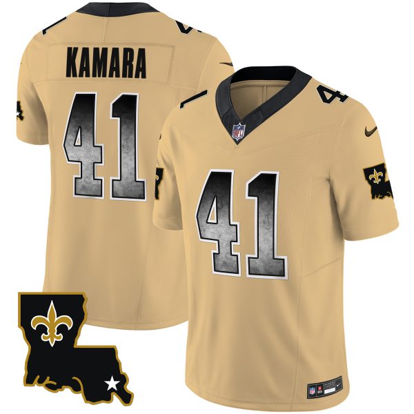 Men's Saints 1987 Legacy Arch Smoke Jersey - All Stitched - Image 29