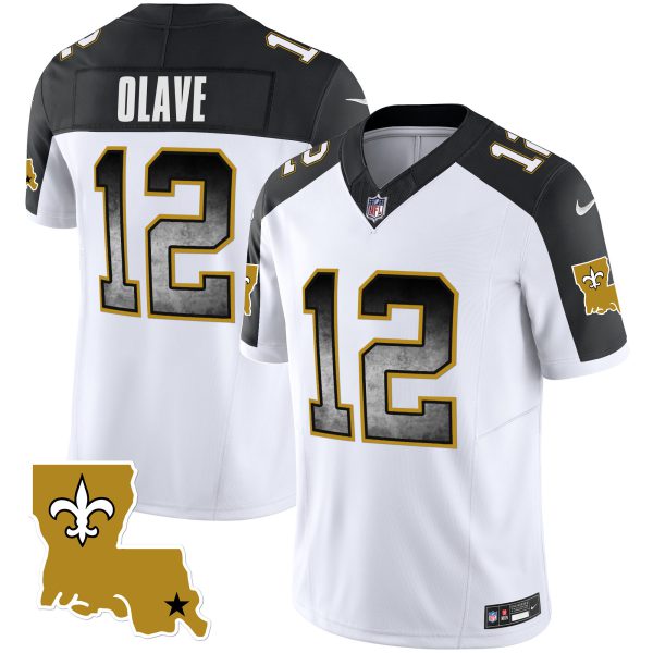 Men's Saints 1987 Legacy Arch Smoke Jersey - All Stitched - Image 37
