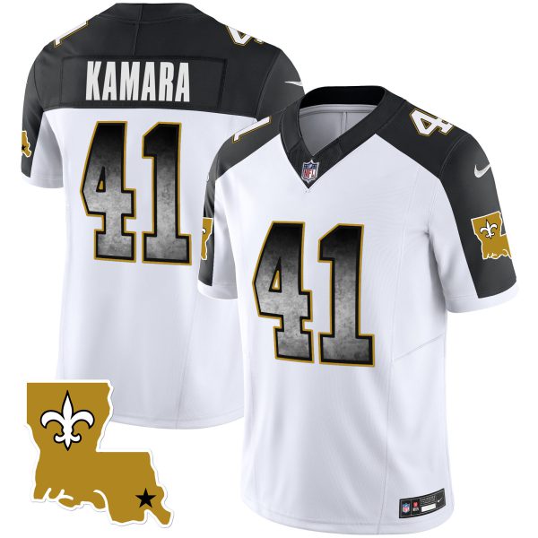 Men's Saints 1987 Legacy Arch Smoke Jersey - All Stitched - Image 38
