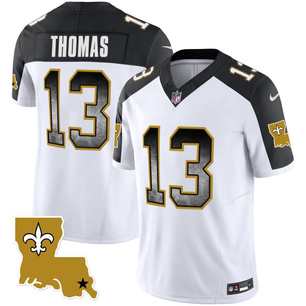 Men's Saints 1987 Legacy Arch Smoke Jersey - All Stitched - Image 43
