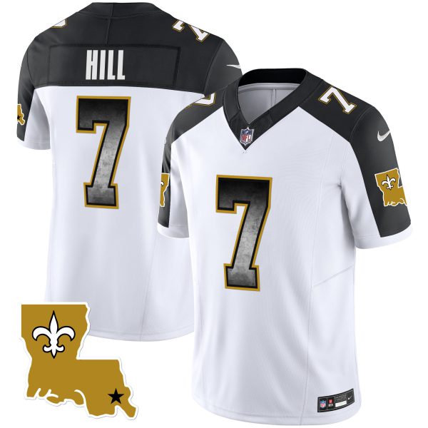 Men's Saints 1987 Legacy Arch Smoke Jersey - All Stitched - Image 44