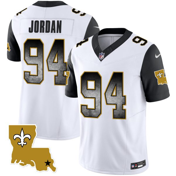Men's Saints 1987 Legacy Arch Smoke Jersey - All Stitched - Image 48