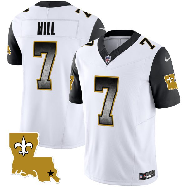 Men's Saints 1987 Legacy Arch Smoke Jersey - All Stitched - Image 53