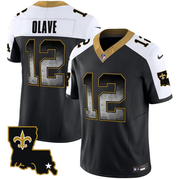 Men's Saints 1987 Legacy Arch Smoke Jersey - All Stitched