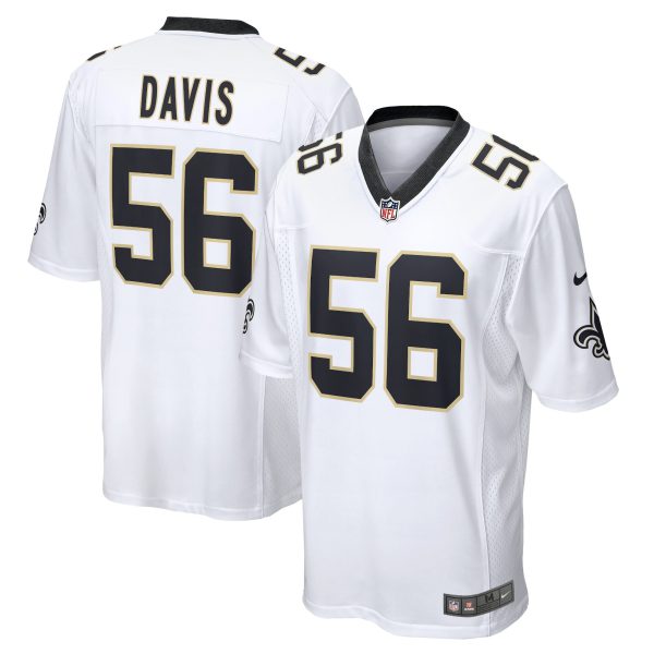 Men's #56 Demario Davis New Orleans Saints Jersey - All Stitched - Image 2