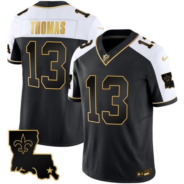 Men's Saints 1987 Legacy Gold Vapor Jersey - All Stitched - Image 8