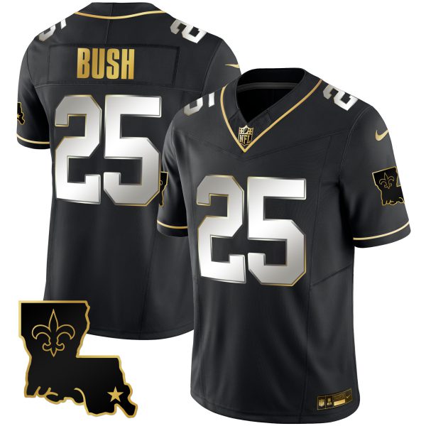 Men's Saints 1987 Legacy Gold Vapor Jersey - All Stitched - Image 11