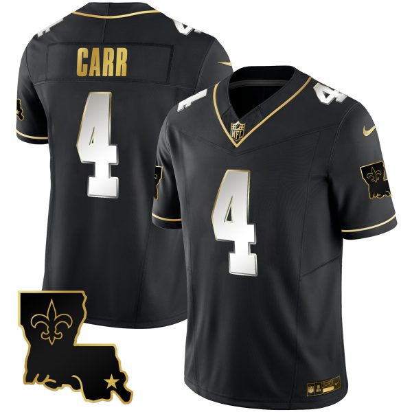 Men's Saints 1987 Legacy Gold Vapor Jersey - All Stitched - Image 15