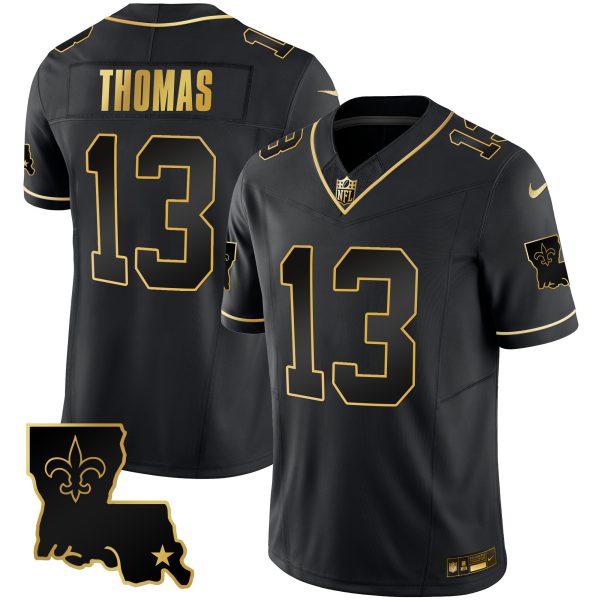 Men's Saints 1987 Legacy Gold Vapor Jersey - All Stitched - Image 28