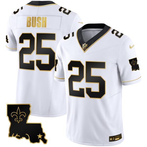 Men's Saints 1987 Legacy Gold Vapor Jersey - All Stitched - Image 31