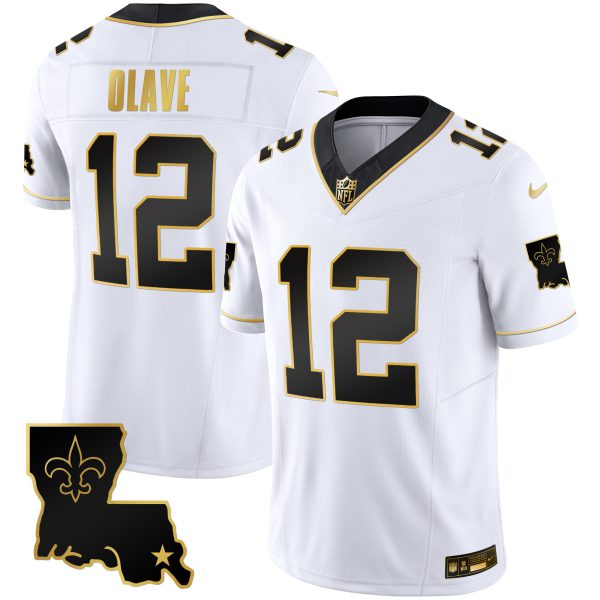 Men's Saints 1987 Legacy Gold Vapor Jersey - All Stitched - Image 32