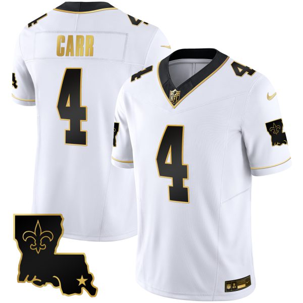 Men's Saints 1987 Legacy Gold Vapor Jersey - All Stitched - Image 35