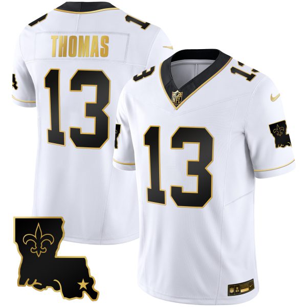 Men's Saints 1987 Legacy Gold Vapor Jersey - All Stitched - Image 38