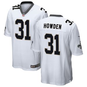 Jordan Howden New Orleans Saints White Jersey - All Stitched