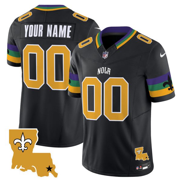 Saints 2024 New Orleans City Vapor Limited Custom Jersey - All Stitched - Image 2