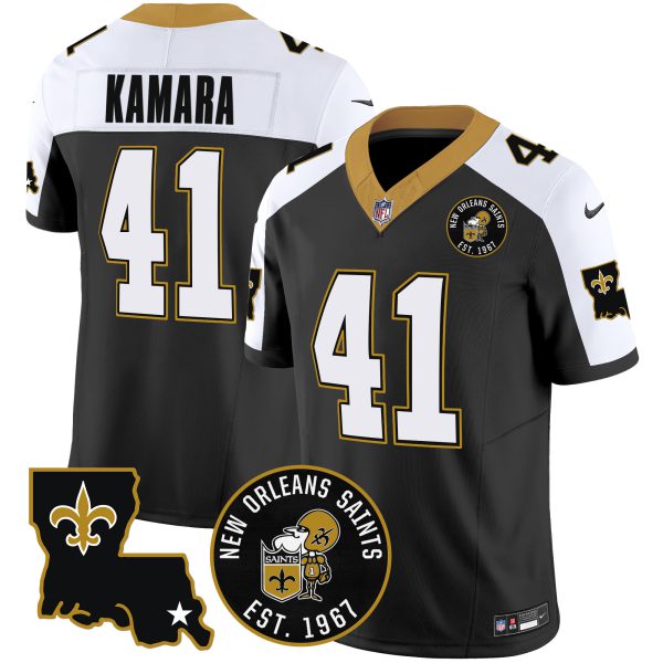Men's Saints EST. 1967 Patch Vapor Jersey - All Stitched - Image 2