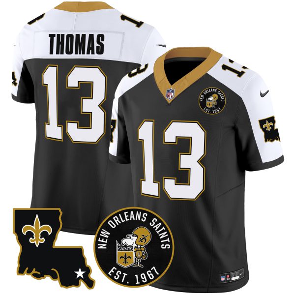 Men's Saints EST. 1967 Patch Vapor Jersey - All Stitched - Image 7