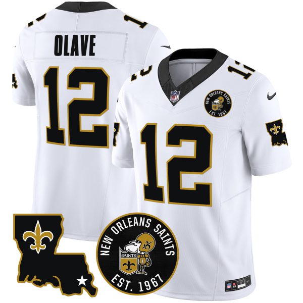 Men's Saints EST. 1967 Patch Vapor Jersey - All Stitched - Image 10