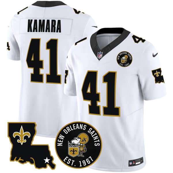 Men's Saints EST. 1967 Patch Vapor Jersey - All Stitched - Image 11
