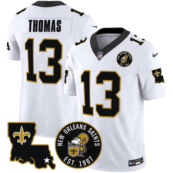 Men's Saints EST. 1967 Patch Vapor Jersey - All Stitched - Image 16