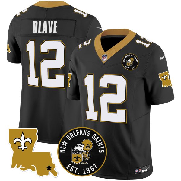 Men's Saints EST. 1967 Patch Vapor Jersey - All Stitched - Image 19