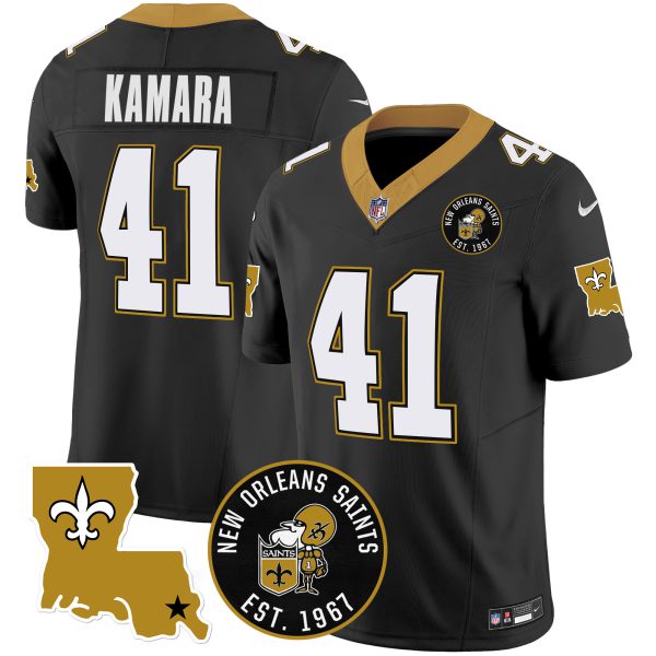 Men's Saints EST. 1967 Patch Vapor Jersey - All Stitched - Image 20