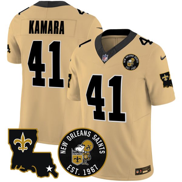 Men's Saints EST. 1967 Patch Vapor Jersey - All Stitched - Image 29