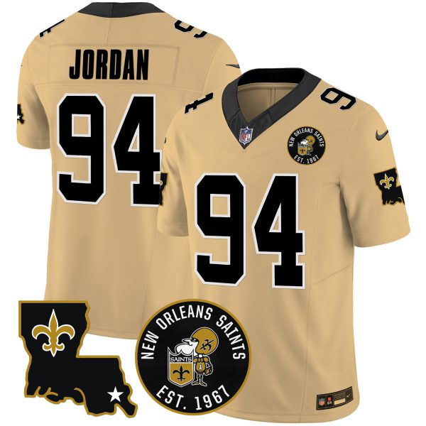 Men's Saints EST. 1967 Patch Vapor Jersey - All Stitched - Image 30