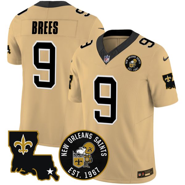 Men's Saints EST. 1967 Patch Vapor Jersey - All Stitched - Image 32